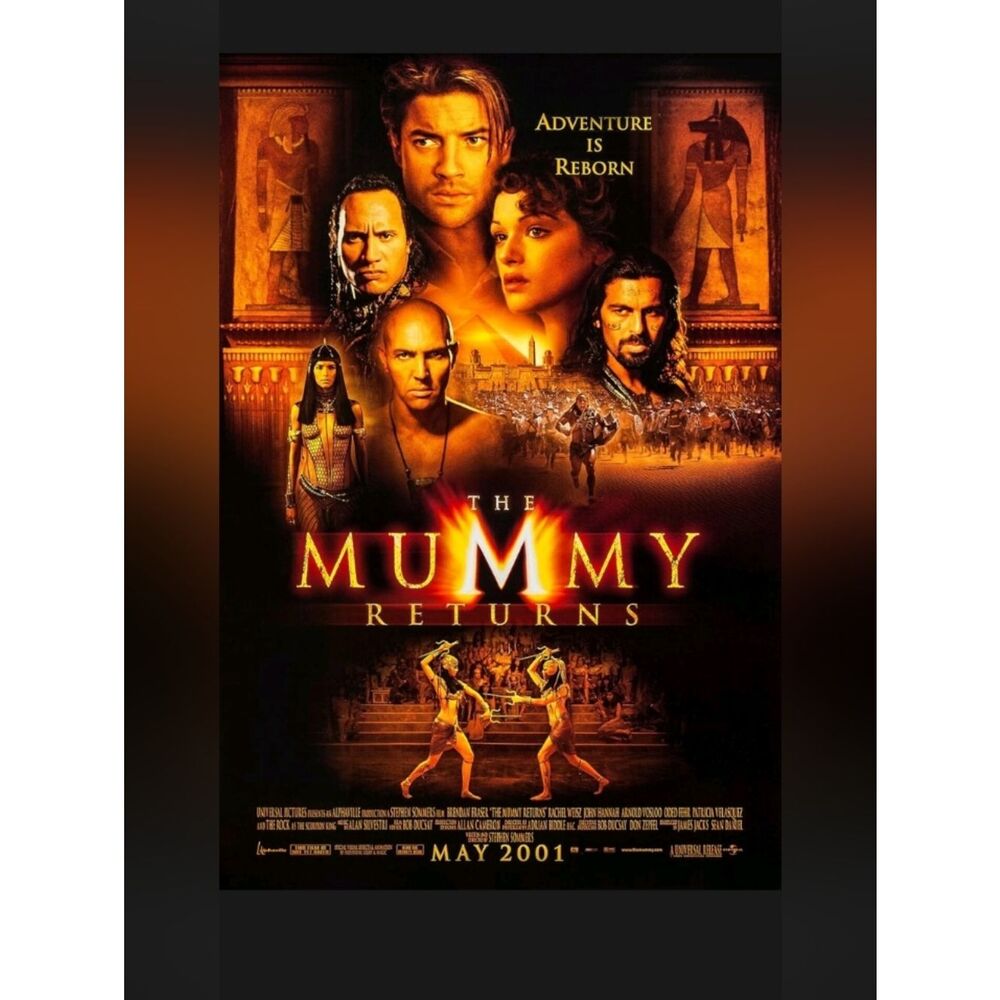 The Mummy Returns Movie Poster Custom Fridge Magnet Home Office Kitchen Decor